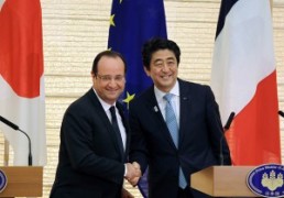 Japan, France seek strong UN resolution on Syria